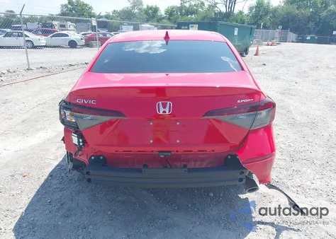 2025 Honda Civic Sport z USA, uszkodzony, nr VIN 2HGFE2F53SH590558